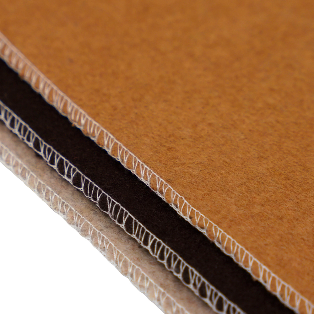 20% wol, 70% polyester, 10% andere vezels, 870 g/ml, kameel, dubbelzijdige wollen stof, ML-110037-9