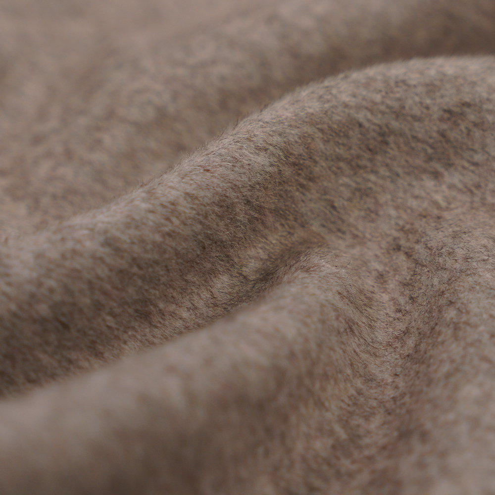 55% Wol, 40% Polyester, 5% Andere Vezels, 620G/M, Bonenpasta, Enkelzijdige Overcoating, Stof ML-249-5520