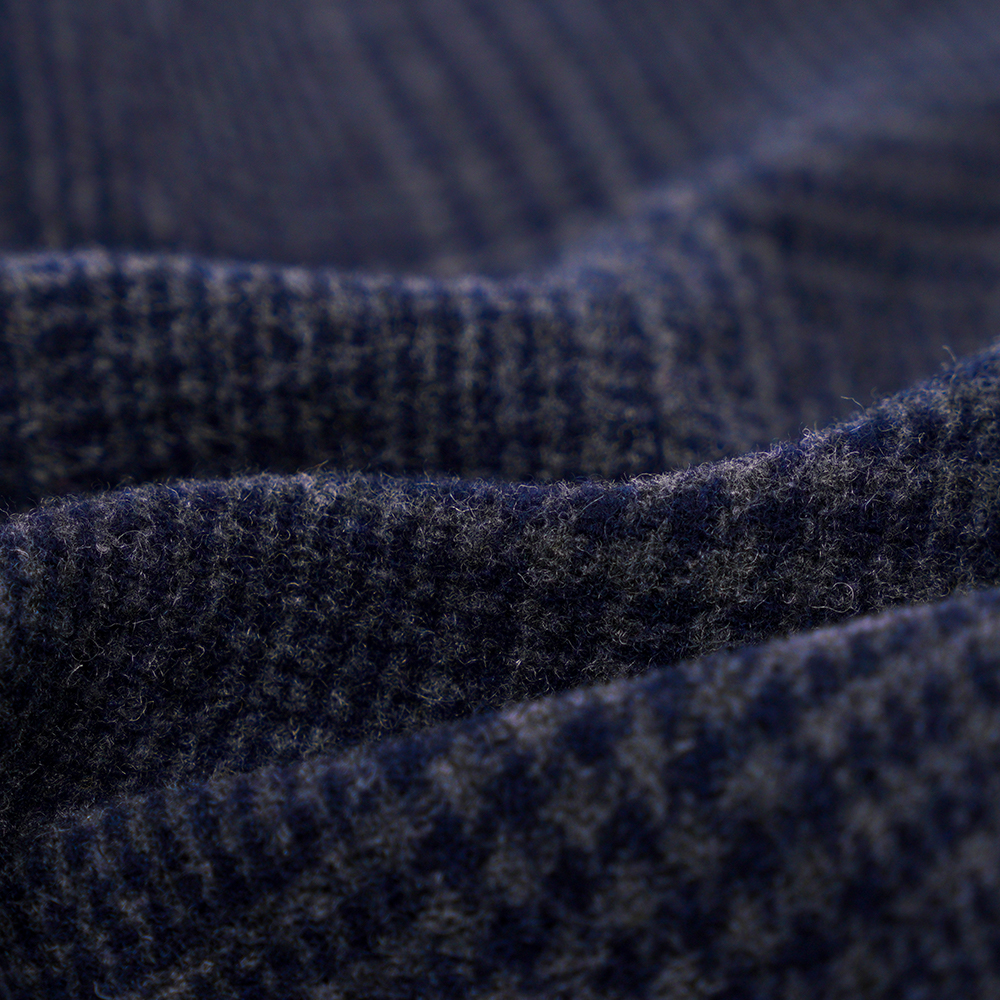 55% wol, 45% overige, r 645G/M, marineblauw, dubbelzijdig fluwelen stof, ML-3010305-1