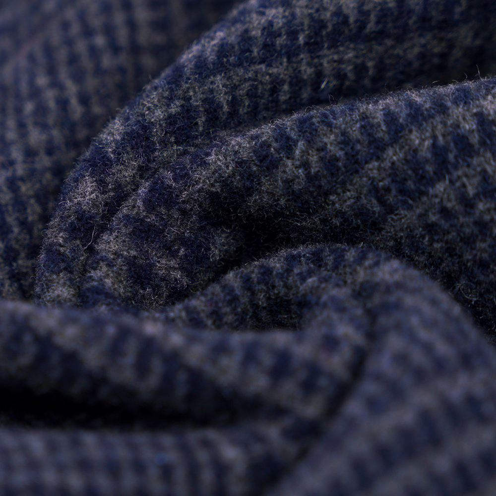 55% wol, 45% overige, r 645G/M, marineblauw, dubbelzijdig fluwelen stof, ML-3010305-1